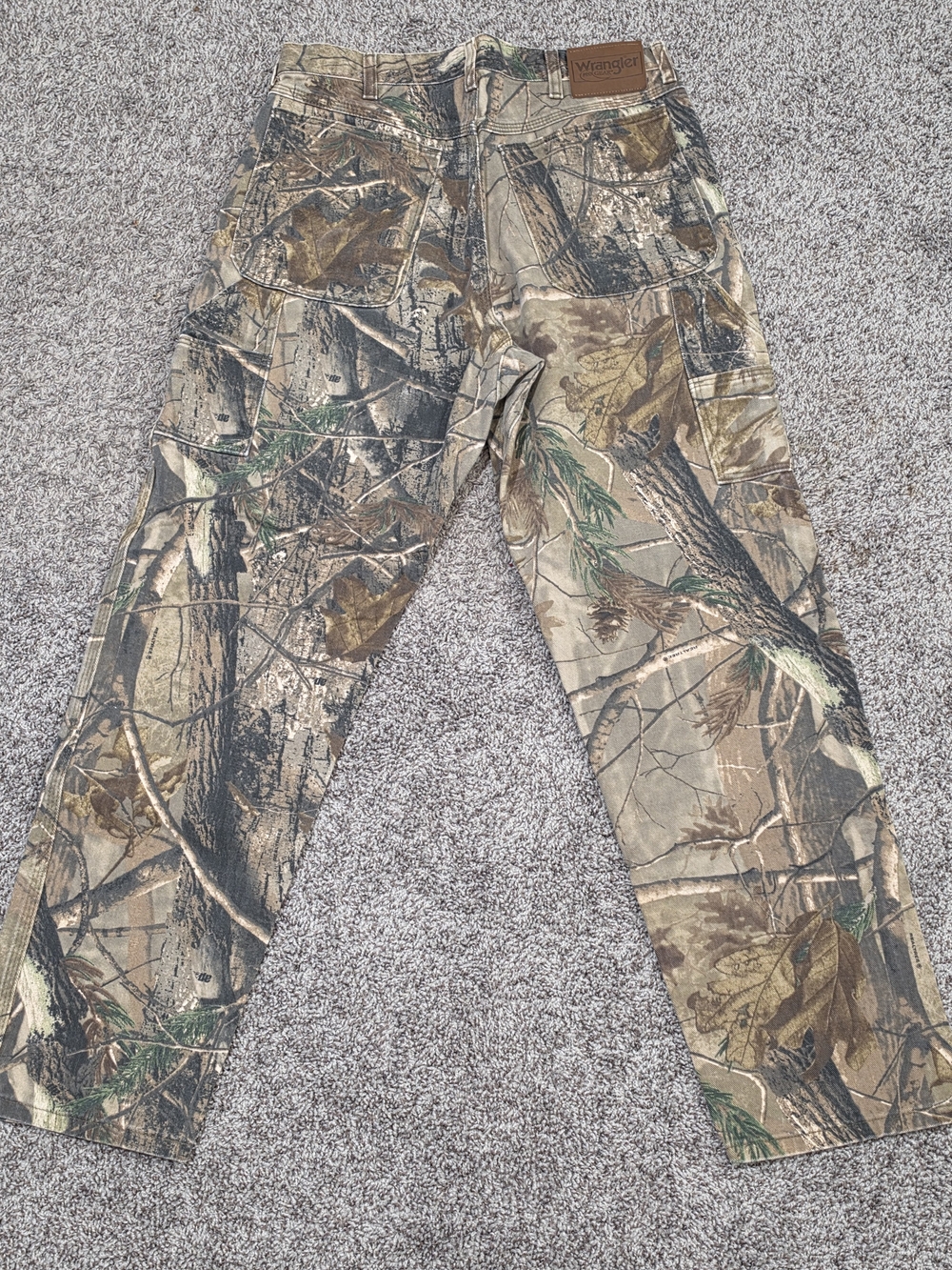 New Wrangler Camouflage Utility Pants in Brown, Green, Black Realtree